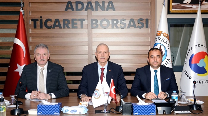 TMO Genel Müdürü Güldal'dan Adana Ticaret Borsasına ziyaret