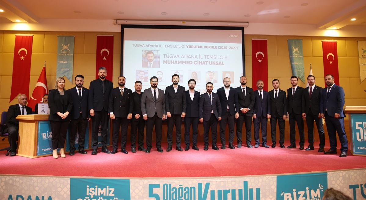TÜGVA Adana’da 5. Olağan İl Genel Kurulu yapıldı