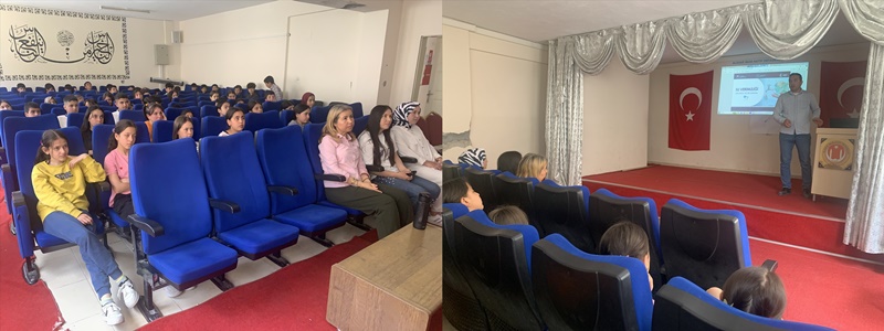 Aladağ'da ortaokulda su verimliliği semineri düzenlendi