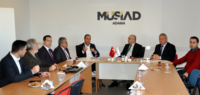 CHP Milletvekili Tümer, MÜSİAD Adana Şube Başkanı Yahşi’yle Adana’yı Konuştu