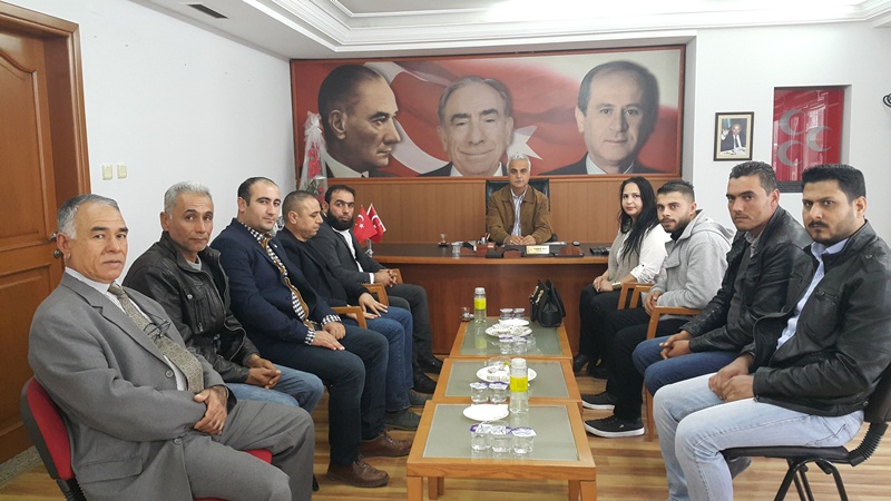 Türkmen Komutan Şireki, Yusuf Baş’ı ziyaret etti