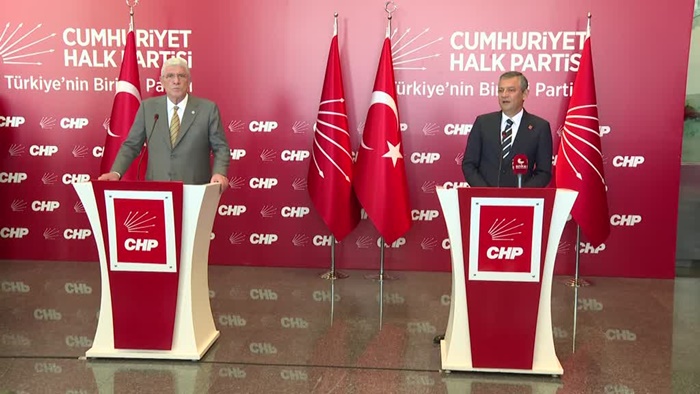 CHP Genel Başkanı Özel, İYİ Parti Genel Başkanı Dervişoğlu ile görüştü