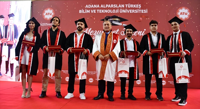 Adana Alparslan Türkeş Bilim ve Teknoloji Üniversitesinde mezuniyet töreni düzenlendi