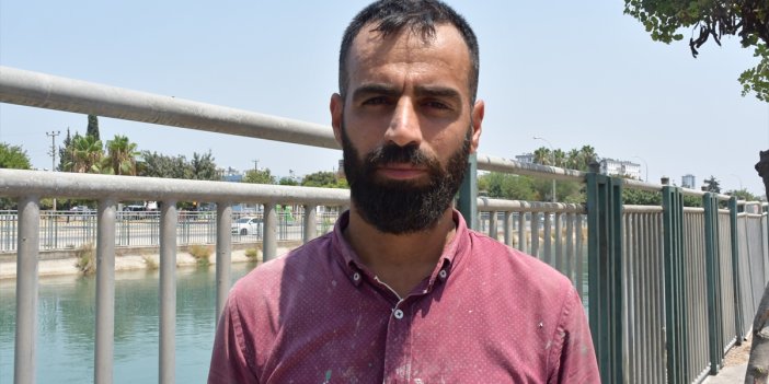 Adana'da sulama kanalında akıntıya kapılan çocuğu inşaat işçisi kurtardı
