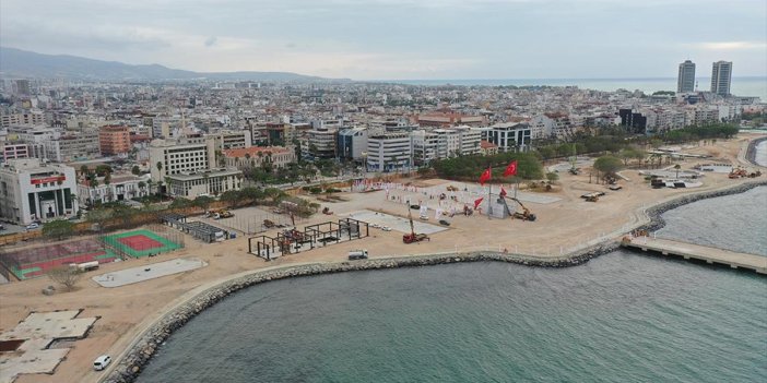 Bakan Kurum, İskenderun sahilindeki düzenleme ve yenileme çalışmalarını inceledi