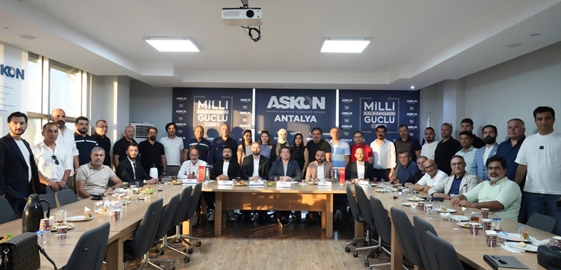ASKON Akdeniz Bölgesi'ndeki şube başkanları Antalya'da buluştu