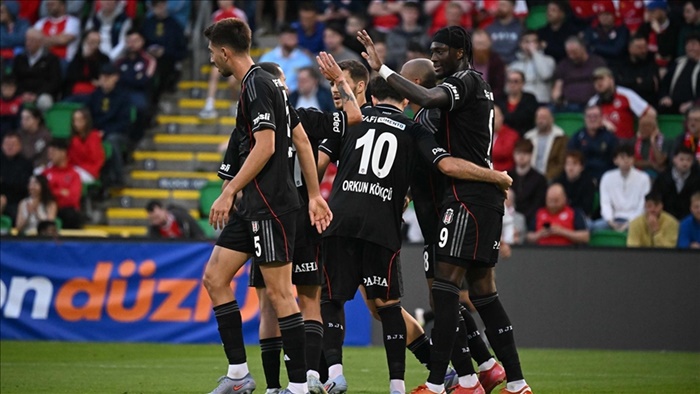 İrlanda’da farklı kazanan Beşiktaş, turun kapısını araladı