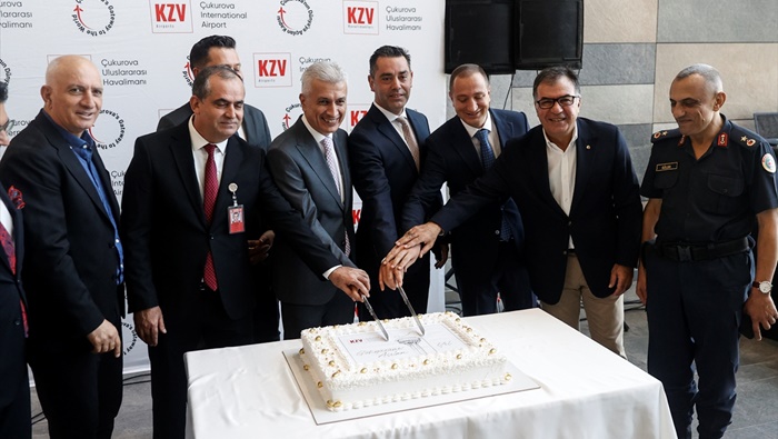 Çukurova Uluslararası Havalimanı'nın hizmete açılışının birinci yıl dönümü kutlandı