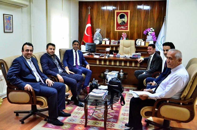 Adana Baro Başkanı Küçük, İl Spor Müdürü Ataşbak’ı ziyaret etti
