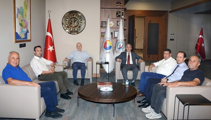 TKDK Adana-Mersin Koordinatörü Beytullah Uygur, Adana Ticaret Borsasını ziyaret etti