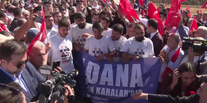 CHP Genel Başkanı Özel, Adana'dan Silivri'ye yürüyen partisinin gençleriyle buluştu