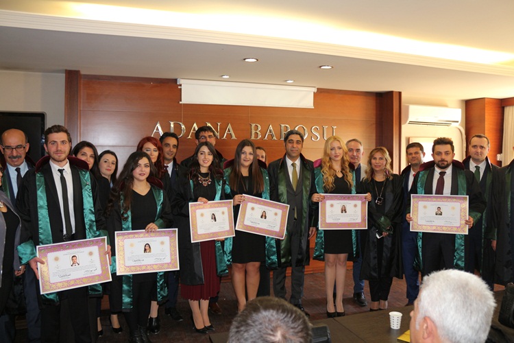Adana Barosunda Ruhsat Töreni Yapıldı