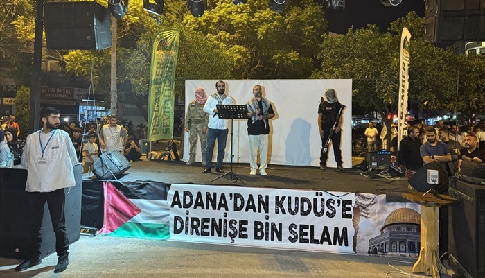 Adana ve Hatay'da İsrail'in Küresel Sumud Filosu'na saldırısı protesto edildi