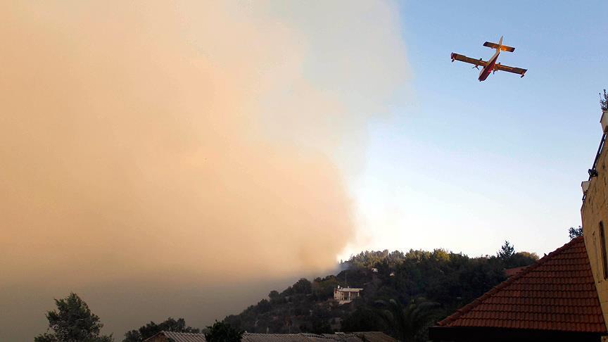 Mersin'deki orman yangını kısmen kontrol altına alındı