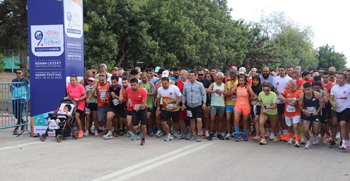 Adana'da "Lezzet Festivali Koşusu" düzenlendi