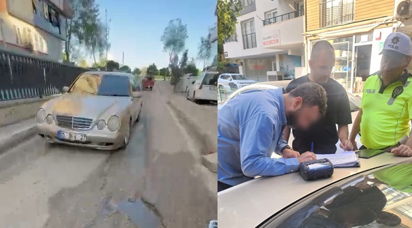Ters yöne girip "istediğim yerden girerim" dedi: 46 bin TL ceza kesildi