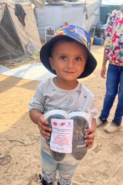Kadınların desteği Gazzeli çocuklara ulaştı