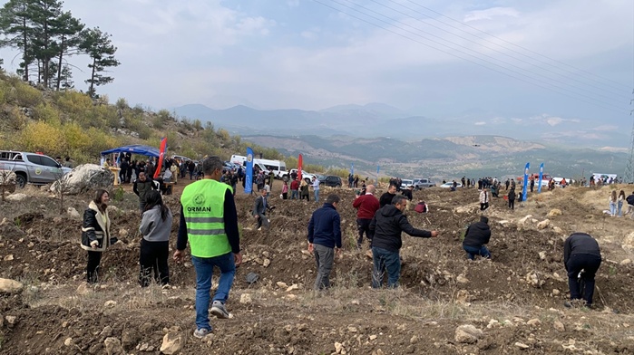 Adana, Mersin ve Hatay'ın ilçelerinde Milli Ağaçlandırma Günü'nde fidan dikildi