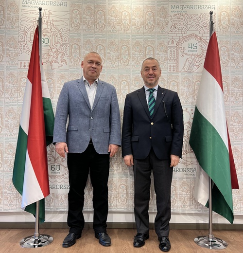 Macaristan Fahri Konsolosu Şahbaz'dan Başkonsolos Keller László'ya Ziyaret