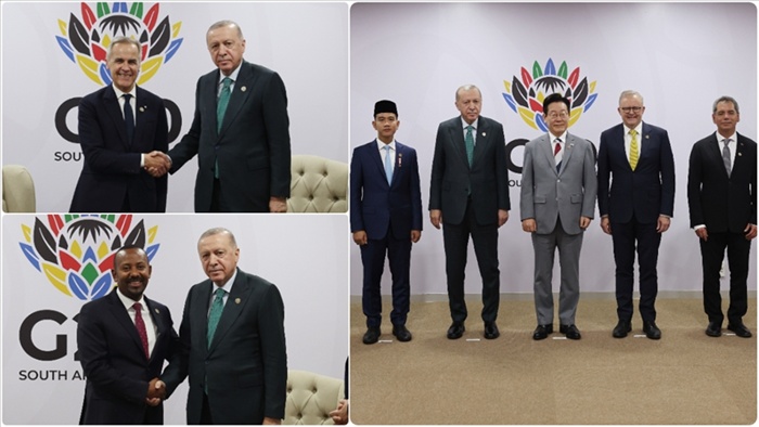 Cumhurbaşkanı Erdoğan'dan G20 Liderler Zirvesi kapsamında diplomasi trafiği