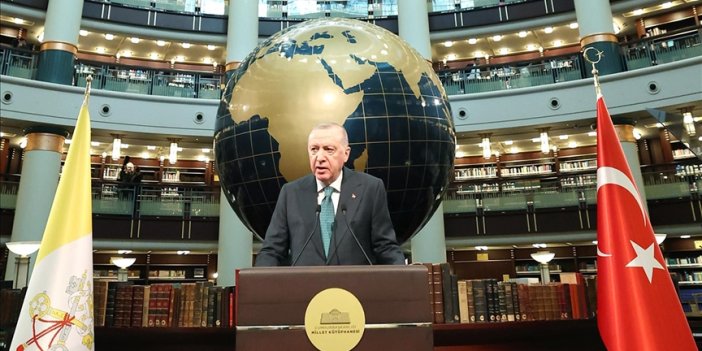 Cumhurbaşkanı Erdoğan: Zulümler karşısında sorumluluk alıyor, barış ve adalet için elimizi taşın altına koyuyoruz