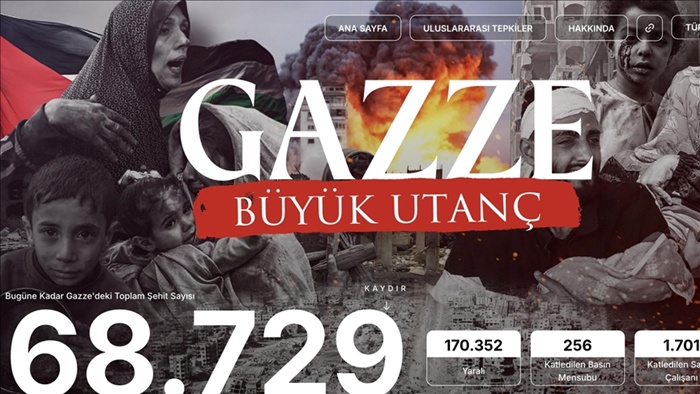 Gazze'ye yönelik soykırımın kayıt altına alındığı dijital platform erişime açıldı