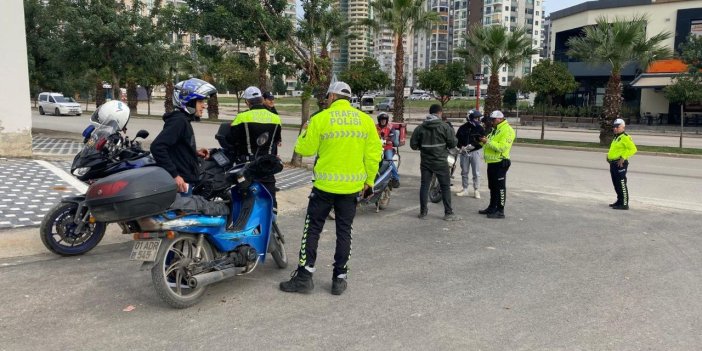 Adana'da motosiklet denetimi: 623 bin TL ceza kesildi