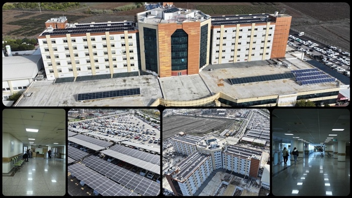 Yüreğir Devlet Hastanesi GES projesiyle enerji giderlerinde yaklaşık yüzde 25 tasarruf sağlıyor
