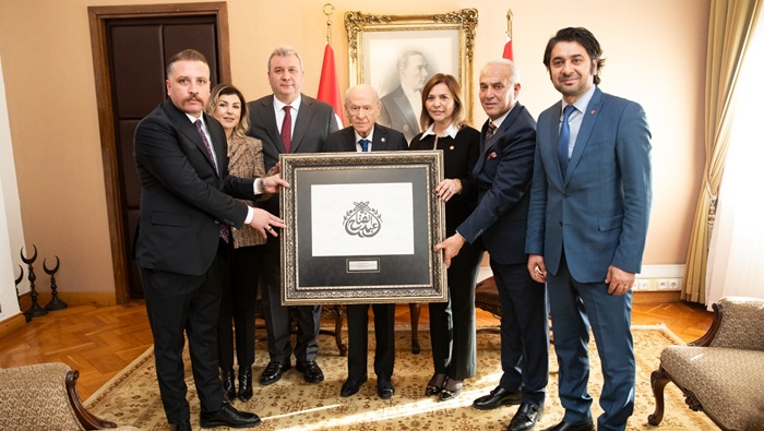 Devlet Bahçeli MHP Adana heyetini misafir etti