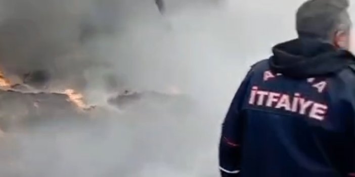 Adana'da samanlık yangını kontrol altına alındı