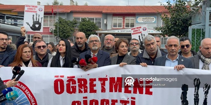 Adana'da öğretmene yönelik darp ve silahlı saldırı güvenlik kamerasında