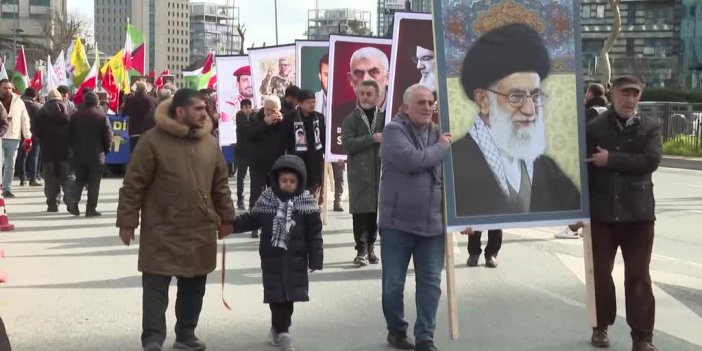 ABD ve İsrail'in İran'a yönelik saldırıları İstanbul'da protesto edildi