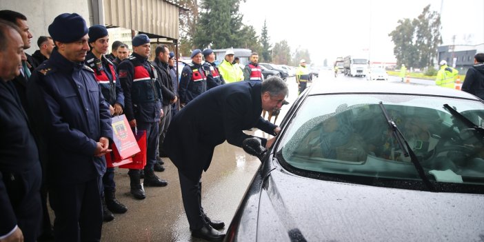 Adana Valisi Mustafa Yavuz trafik denetimine katıldı
