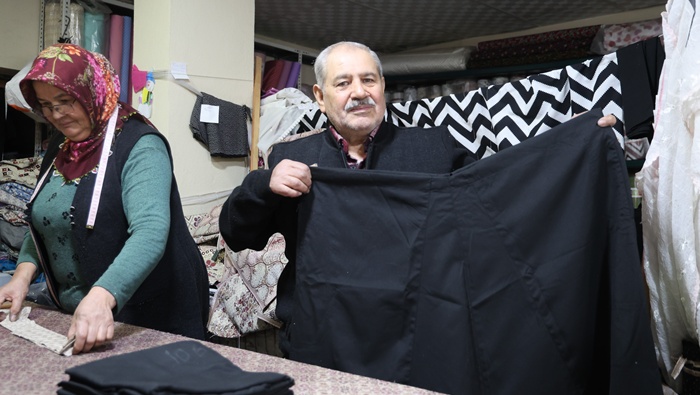 Adana şalvarında terzilerde bayram mesaisi çıraksız sürüyor