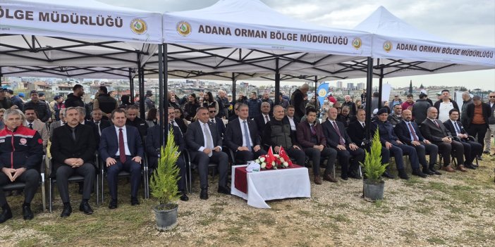 Adana'da Orman Haftası etkinliğinde üniversite yerleşkesine 10 bin fidan dikildi