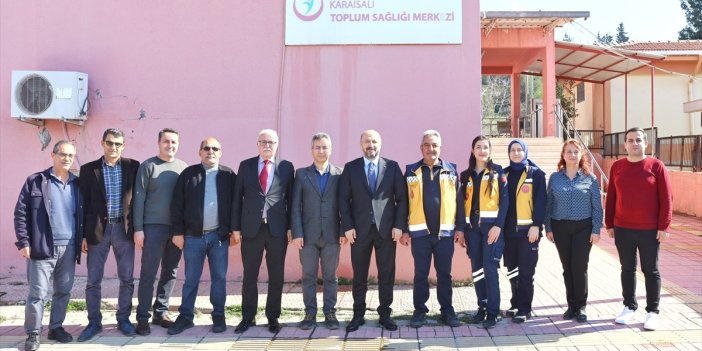 Adana İl Sağlık Müdürü Halil Nacar, Karaisalı ilçesindeki sağlık hizmetlerini inceledi
