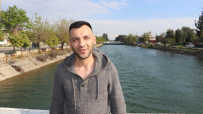 Adana'da sulama kanalına düşen genç kurtarıldı