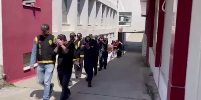 Adana'da fuhuş operasyonunda yakalanan 12 zanlıdan 9'u tutuklandı