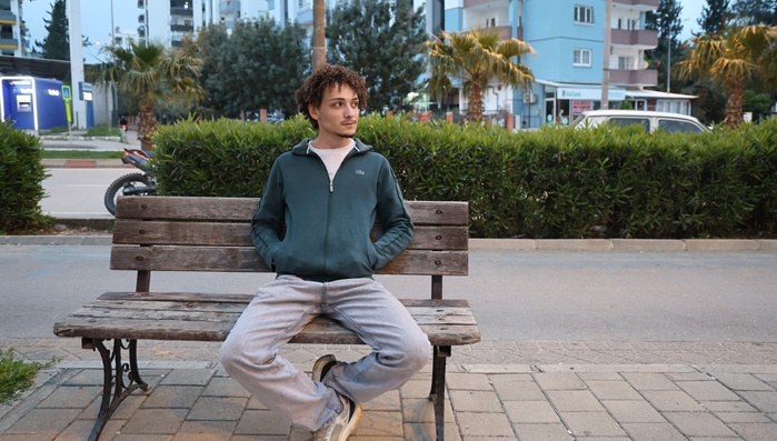 Gündem olan bankta başkan ve genç buluştu