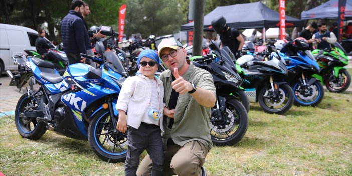 Motosiklet tutkunları Adana'daki motofestte bir araya geldi