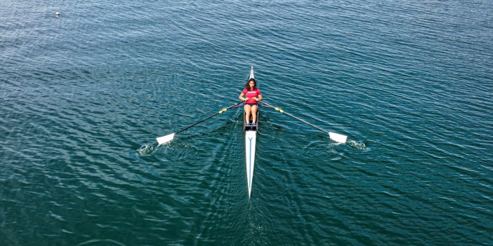 Milli kürekçi Nil Sevindik'in hedefi olimpiyatlar