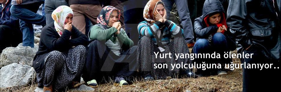 Yurt yangınında ölenler son yolculuğuna uğurlanıyor