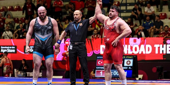 Rıza Kayaalp, Avrupa Güreş Şampiyonası'nda finale yükseldi