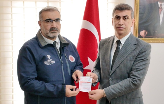 Kaymakam Aksu’dan TDV’ye Kurban Bağışı
