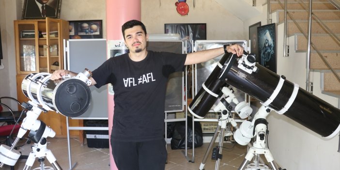 Bilim Olimpiyatları'nda ödül kazanan liseli Deniz Batu astronomi ve astrofizikte ilerlemek istiyor