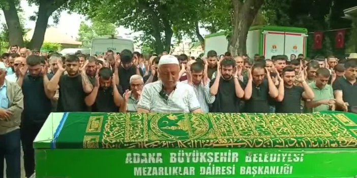 Adana'da babasının tabancayla vurarak öldürdüğü gencin cenazesi defnedildi