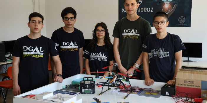 Liseli gençlerden orman yangınlarının önlenmesi için 'otonom dron'