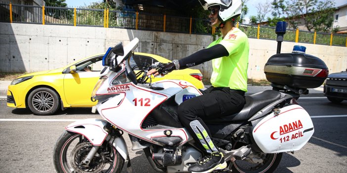 Motosikletli sağlık ekipleri hastalara kısa sürede ulaşarak hayat kurtarıyor