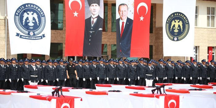 Adana'da eğitimlerini tamamlayan 608 polis adayı mezun oldu