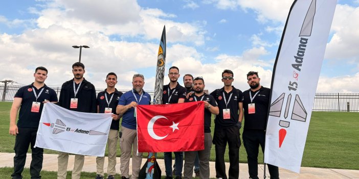 1.5 Adana Roket Takımı, dünyanın en prestijli üniversiteler arası roket yarışmalarında önemli bir başarıya imza attı
